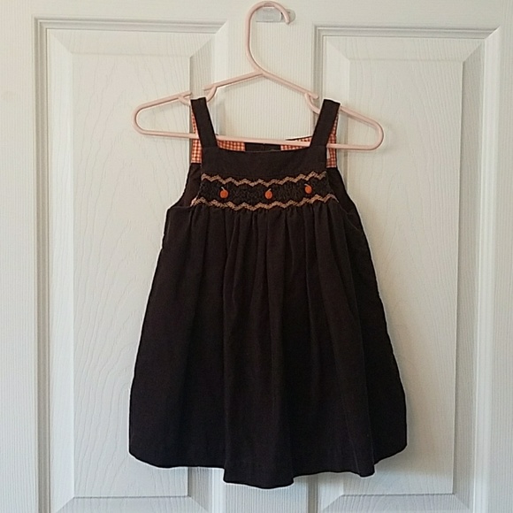 Janie and jack brown with pumpkins 3 to 6 month - Picture 1 of 1